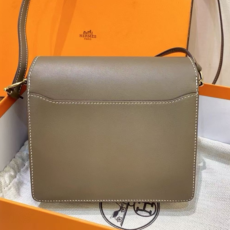 🌈Hermes🧡Mini Roulis🧡大象灰淡金扣🌟99新🌈🌟Swift皮🌟-6