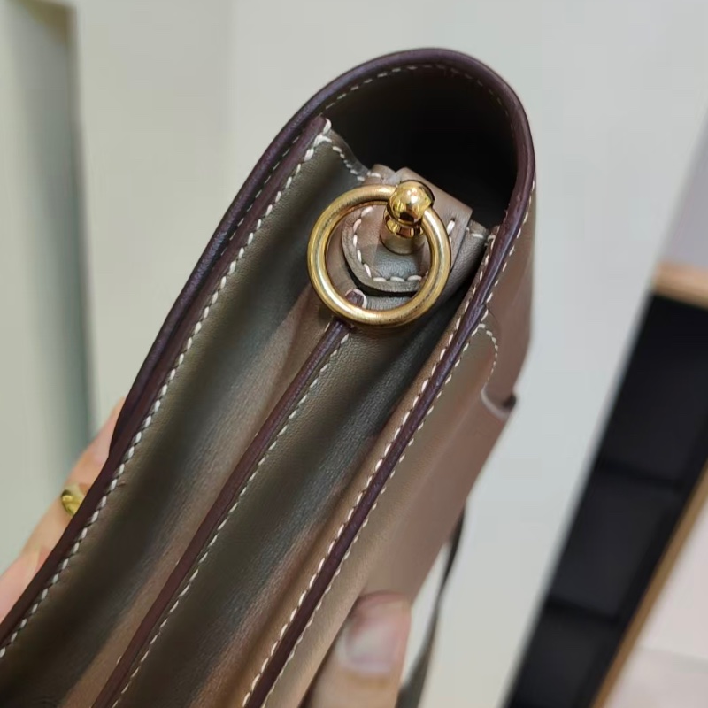 🌈Hermes🧡Mini Roulis🧡大象灰淡金扣🌟99新🌈🌟Swift皮🌟-9