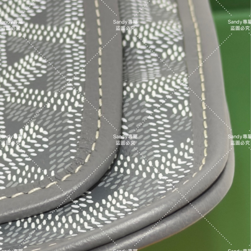 Goyard 狗牙 信封包 灰色 全新全配-4