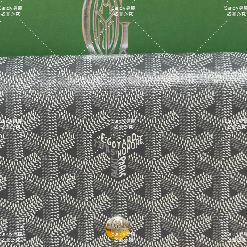 Goyard 狗牙 信封包 灰色 全新全配-5