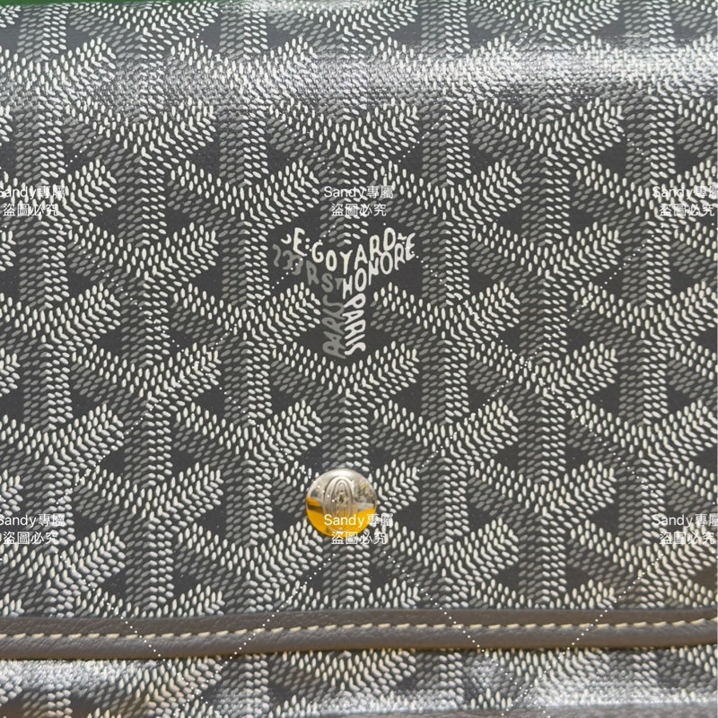 Goyard 狗牙 信封包 灰色 全新全配-11