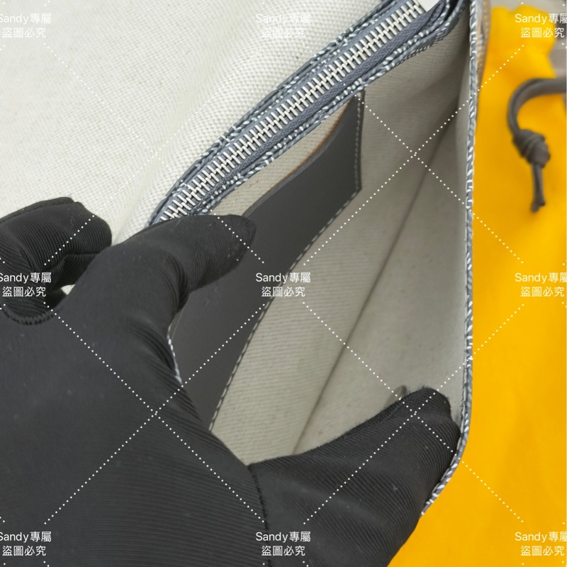 Goyard 狗牙 信封包 灰色 全新全配-14