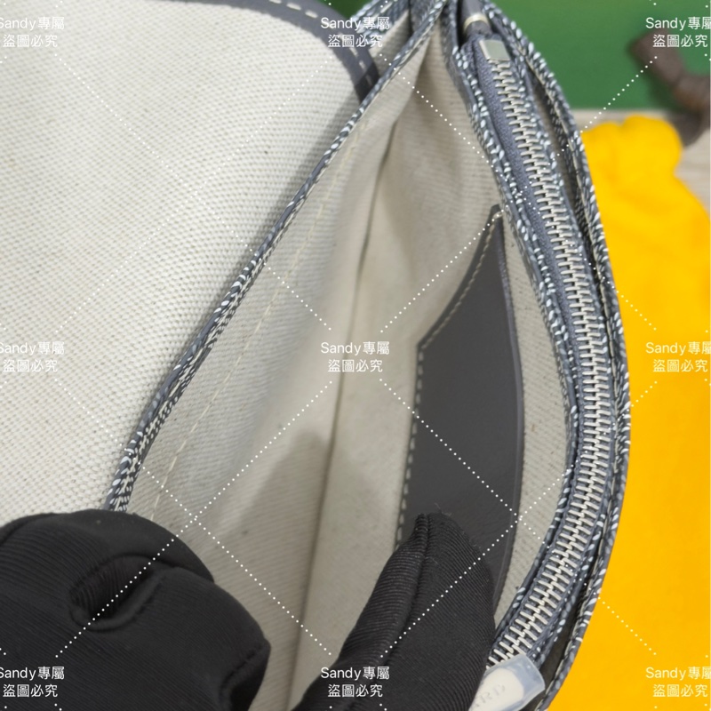 Goyard 狗牙 信封包 灰色 全新全配-16