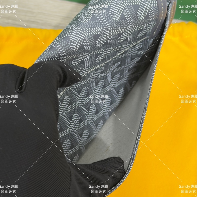 Goyard 狗牙 信封包 灰色 全新全配-17