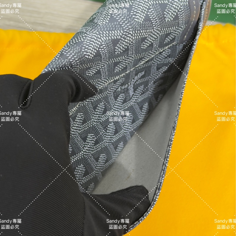 Goyard 狗牙 信封包 灰色 全新全配-23