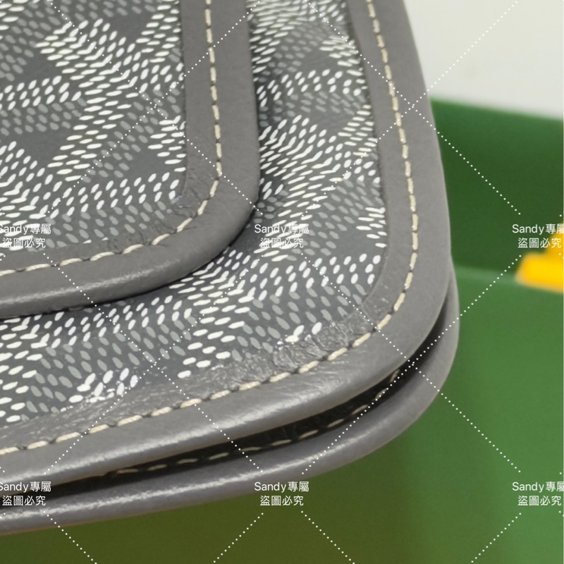 Goyard 狗牙 信封包 灰色 全新全配-26