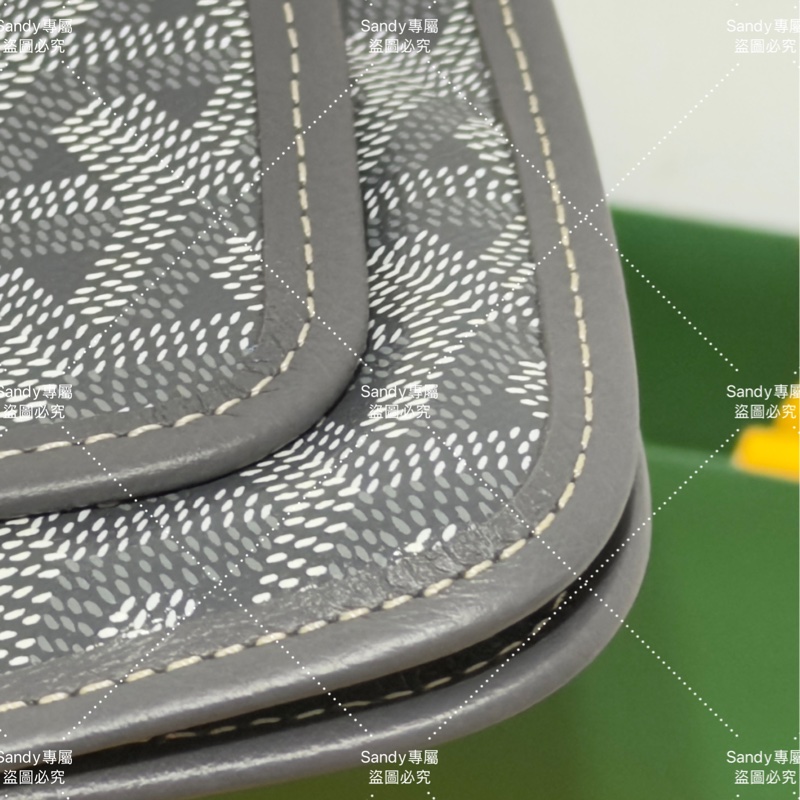 Goyard 狗牙 信封包 灰色 全新全配-28