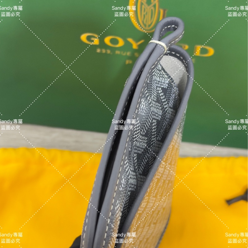 Goyard 狗牙 信封包 灰色 全新全配-31