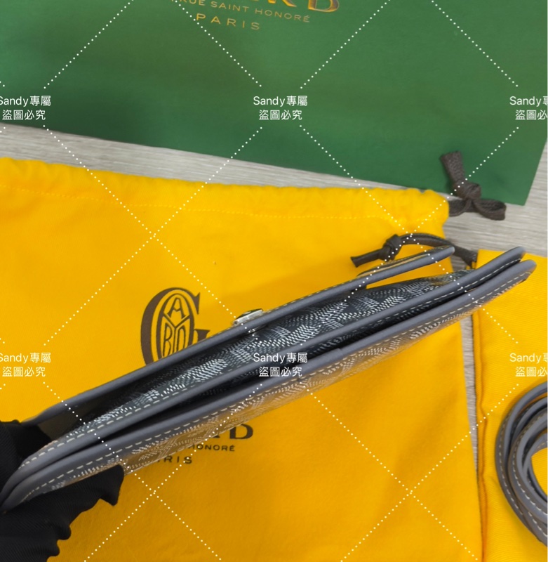 Goyard 狗牙 信封包 灰色 全新全配-33