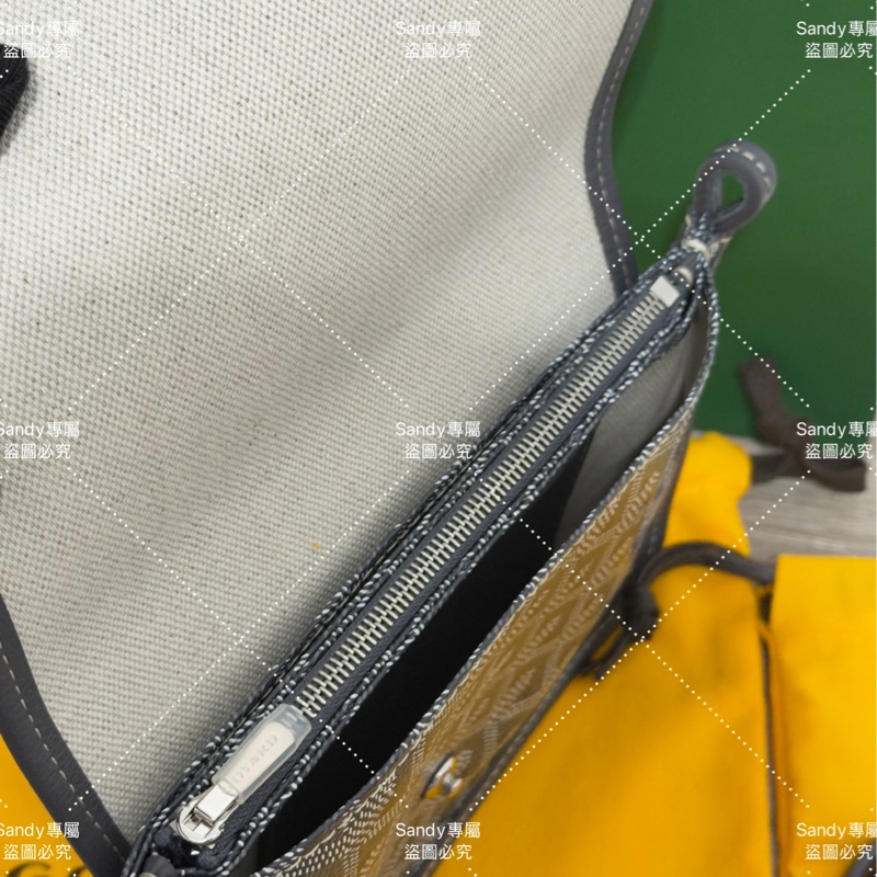 Goyard 狗牙 信封包 灰色 全新全配-49