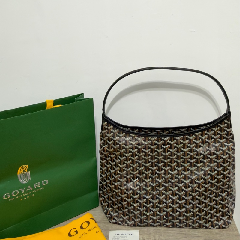 Goyard 狗牙hobo 黑色 99新僅試背 大全配-0
