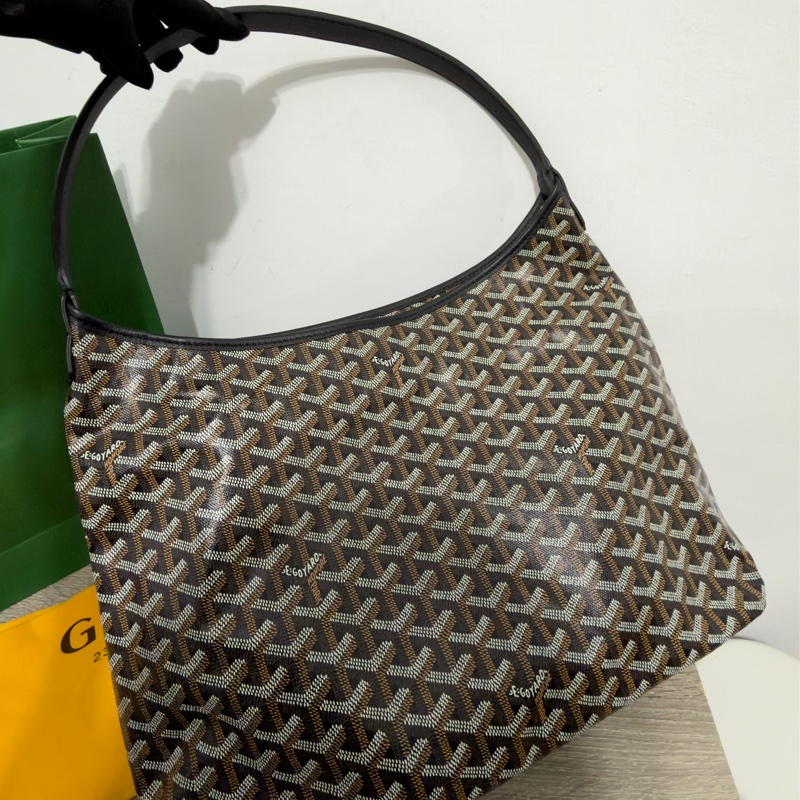 Goyard 狗牙hobo 黑色 99新僅試背 大全配-2
