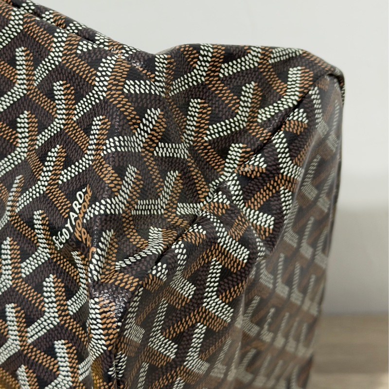 Goyard 狗牙hobo 黑色 99新僅試背 大全配-6