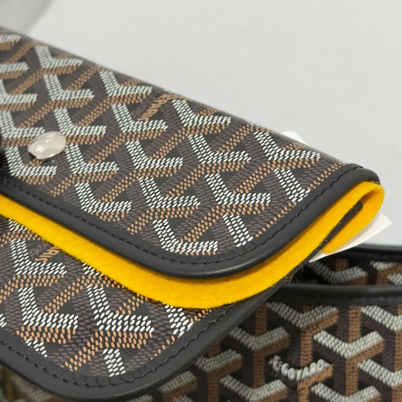Goyard 狗牙hobo 黑色 99新僅試背 大全配-10
