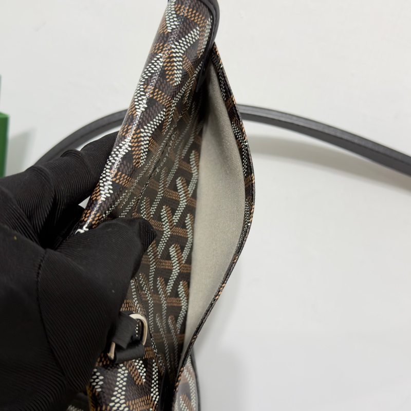 Goyard 狗牙hobo 黑色 99新僅試背 大全配-23