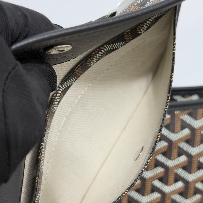 Goyard 狗牙hobo 黑色 99新僅試背 大全配-34