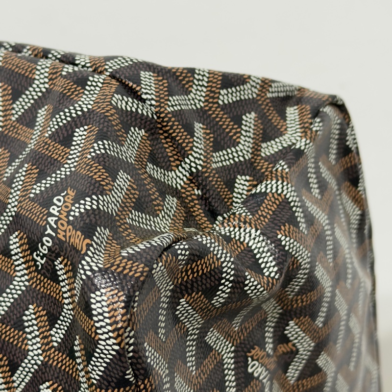 Goyard 狗牙hobo 黑色 99新僅試背 大全配-43