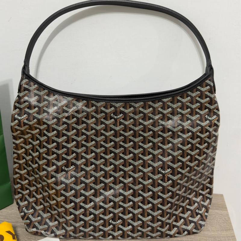 Goyard 狗牙hobo 黑色 99新僅試背 大全配-46