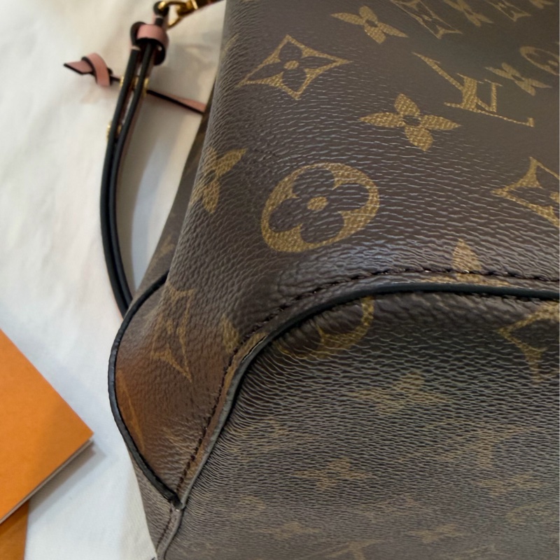 L V粉色/原花水桶包-20