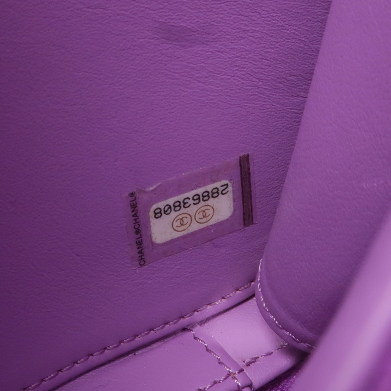 CHANEL 牛皮皮革Vanity Case金扣手挽肩背兩用袋-6