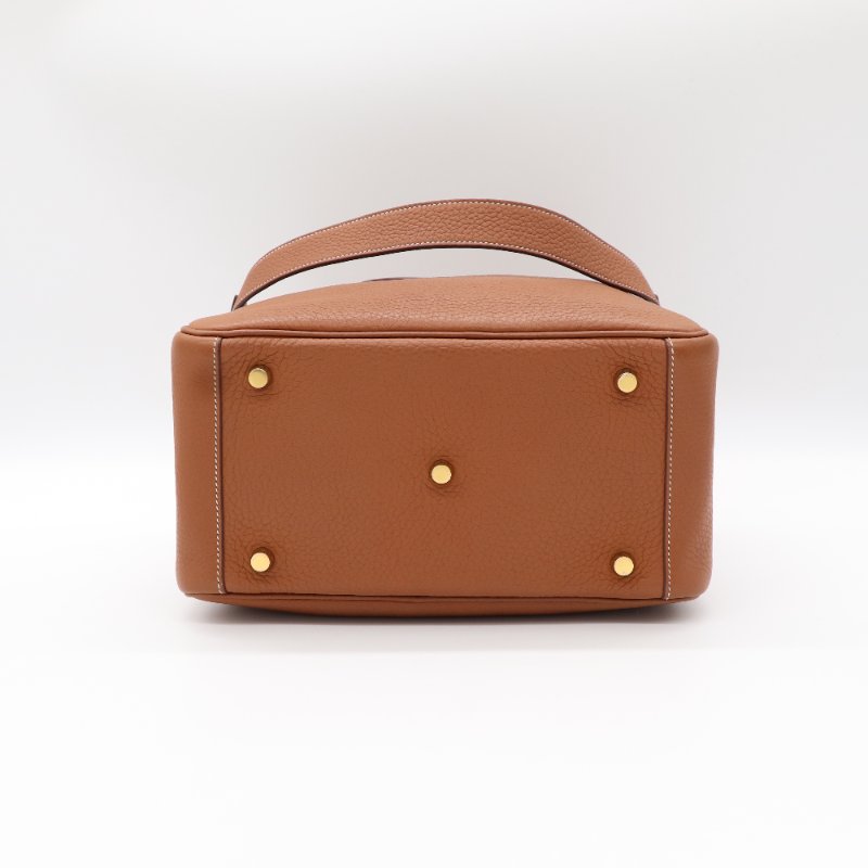 【CP 精選🌟小編推薦】Hermès 愛馬仕 Lindy 26 棕色 牛皮金扣 手提包 肩背包-5