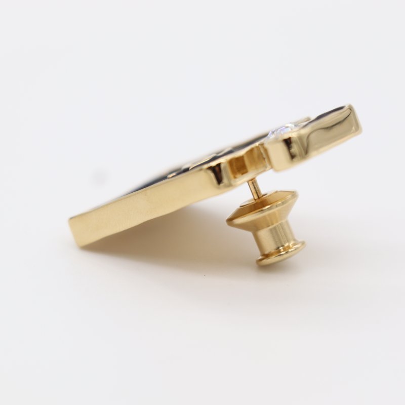 Chanel 香奈兒 淡香水 黑色 皮革 胸針-5