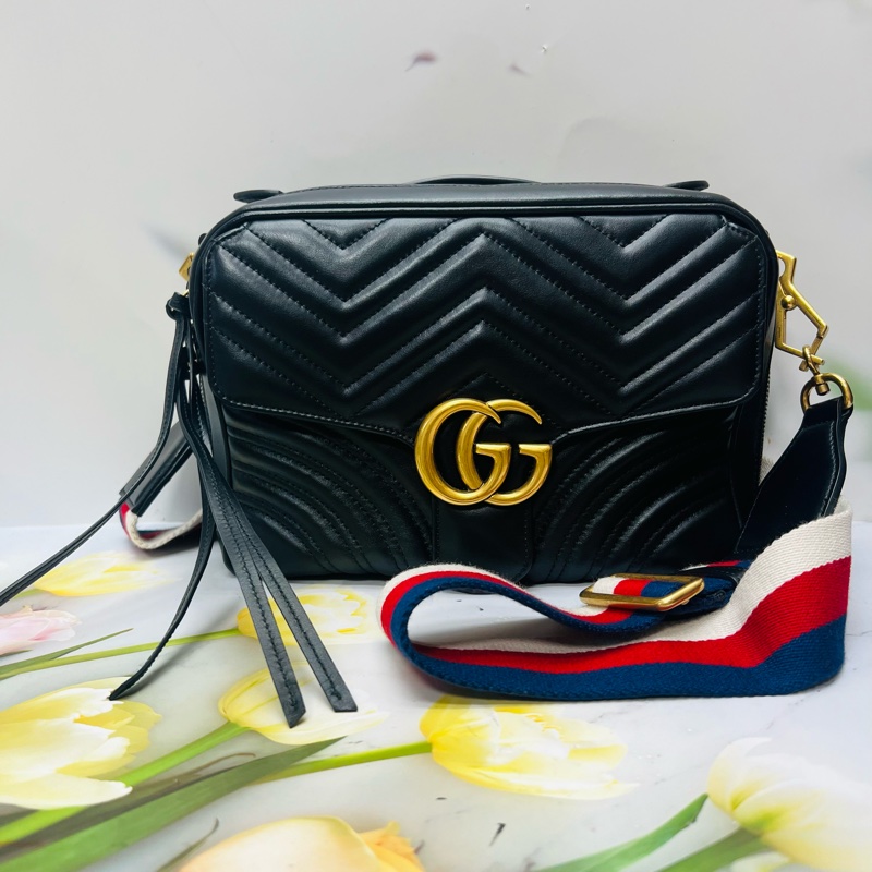 Gucci馬夢寬背袋-0