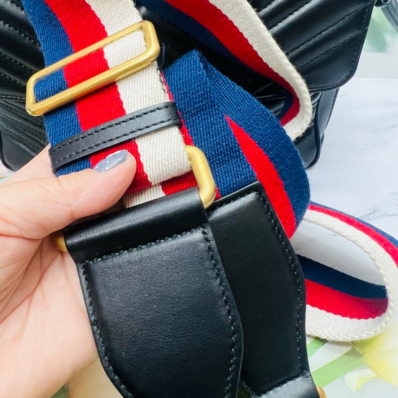 Gucci馬夢寬背袋-18