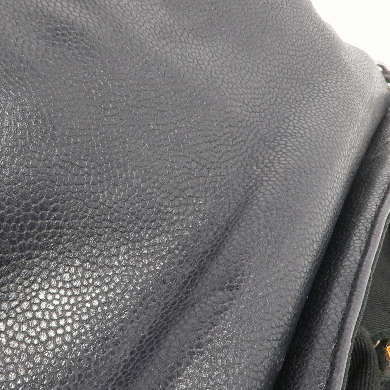 CHANEL 牛皮皮革Chain Shoulder Bag銀扣鏈帶肩背袋-15