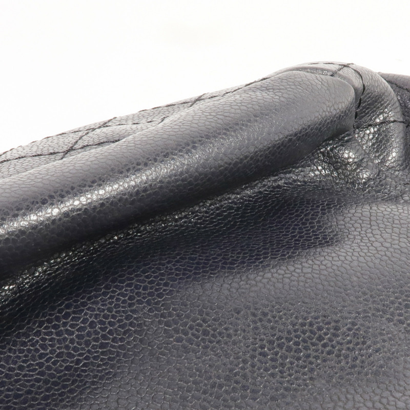 CHANEL 牛皮皮革Chain Shoulder Bag銀扣鏈帶肩背袋-16