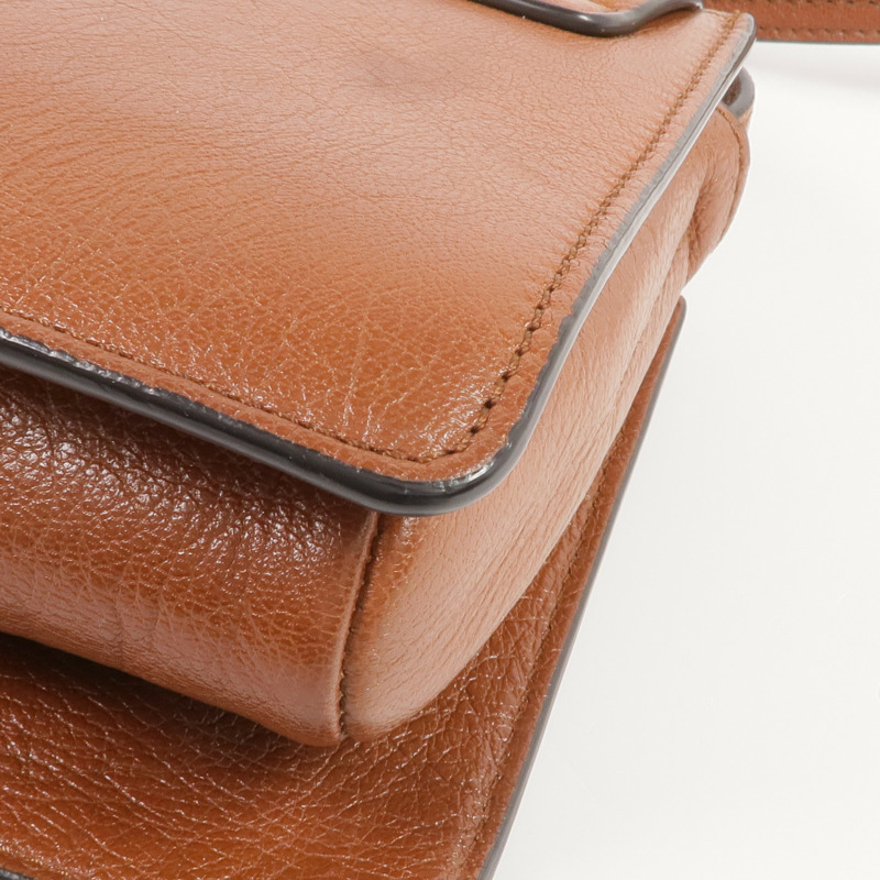 Chloe 牛皮皮革Faye金扣肩背袋-10