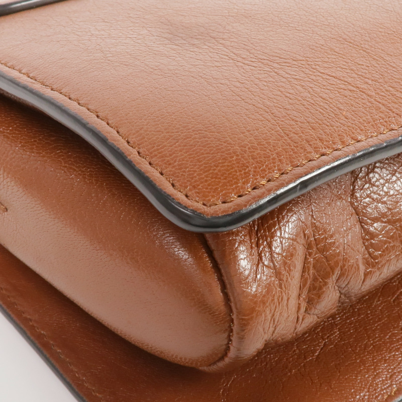 Chloe 牛皮皮革Faye金扣肩背袋-11