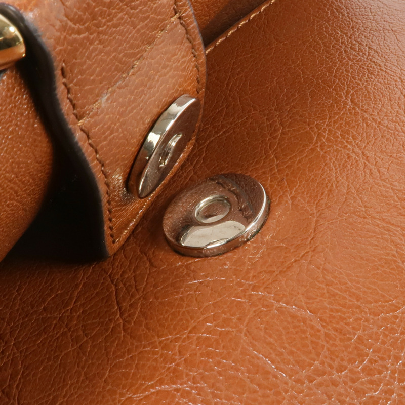 Chloe 牛皮皮革Faye金扣肩背袋-14