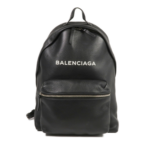 BALENCIAGA 牛皮皮革Everyday Backpack銀扣背包