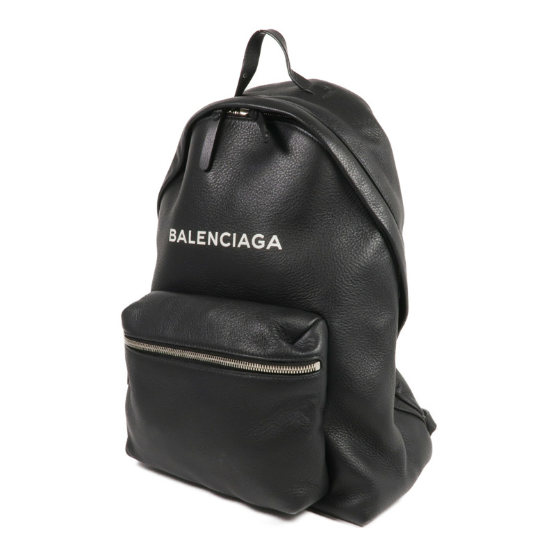 BALENCIAGA 牛皮皮革Everyday Backpack銀扣背包-2