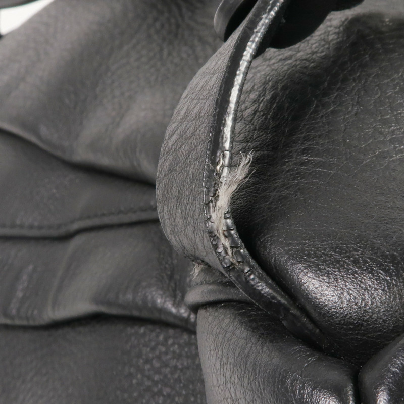 BALENCIAGA 牛皮皮革Everyday Backpack銀扣背包-13