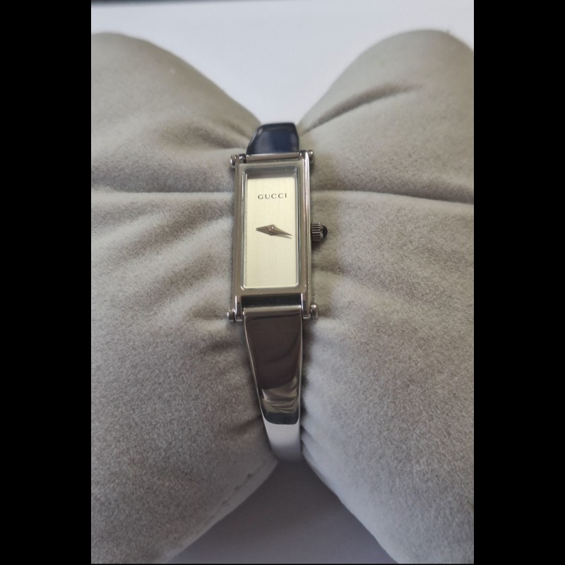 Gucci 古馳 1500L 經典長方形手環錶-0