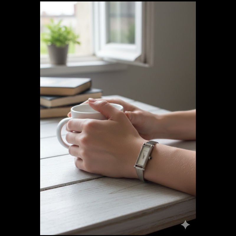 Gucci 古馳 1500L 經典長方形手環錶-8