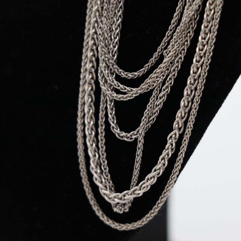 【聖誕好禮🎁稀有美品】Chanel 經典雙C 水鑽 熔岩系列 超級重工 珍珠 銀色 流蘇 胸針-5