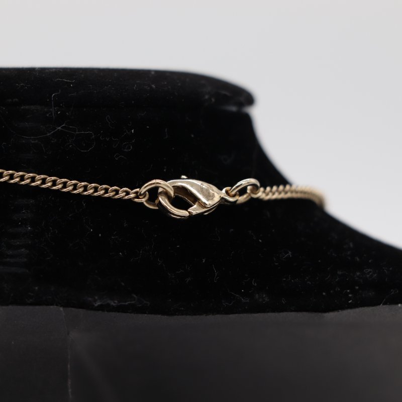 【聖誕好禮🌟小編推薦】Chanel 香奈兒 淡金大圓雙C 水鑽項鍊-6