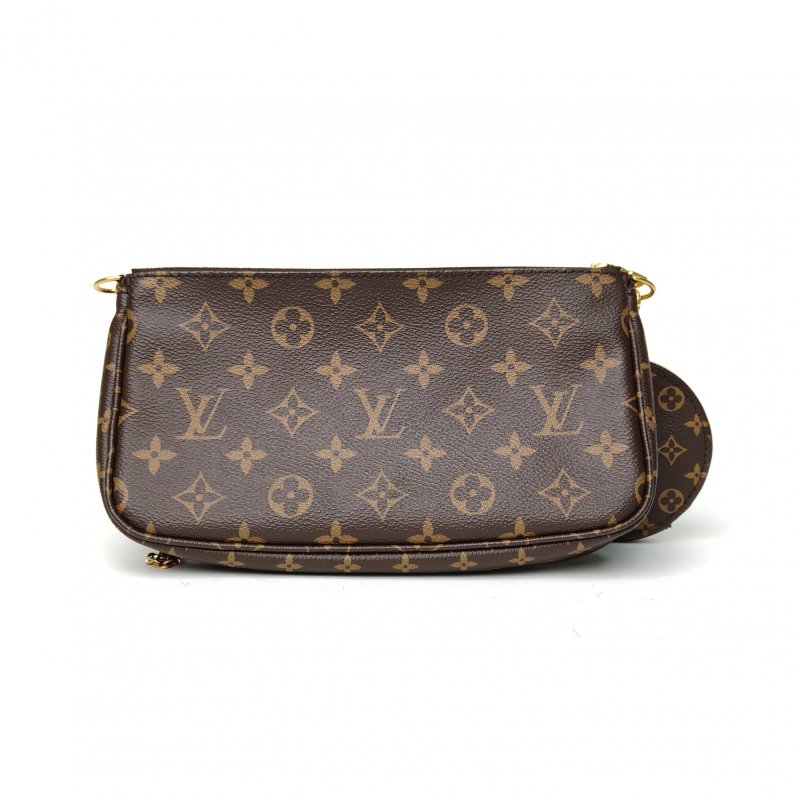 LOUIS VUITTON MultiPochetteAccessoires五合一綠肩帶老花PVC2020肩背包-2