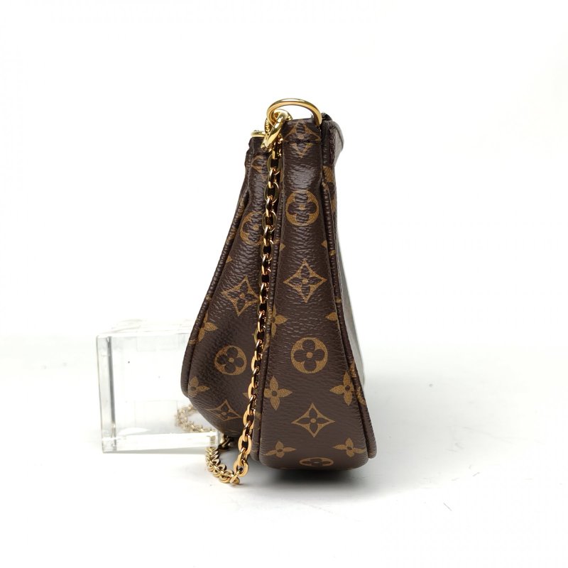 LOUIS VUITTON MultiPochetteAccessoires五合一綠肩帶老花PVC2020肩背包-3