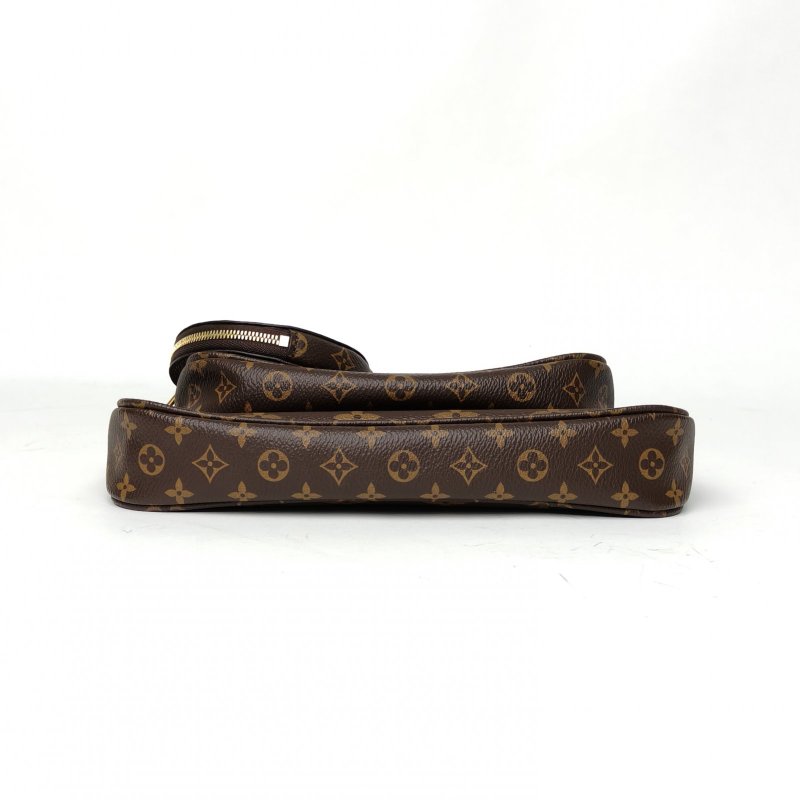 LOUIS VUITTON MultiPochetteAccessoires五合一綠肩帶老花PVC2020肩背包-4
