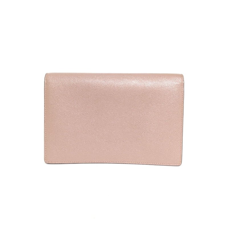 DIOR 裸粉色牛皮金扣2019SADDLE馬鞍鏈條WOC22肩背包-2