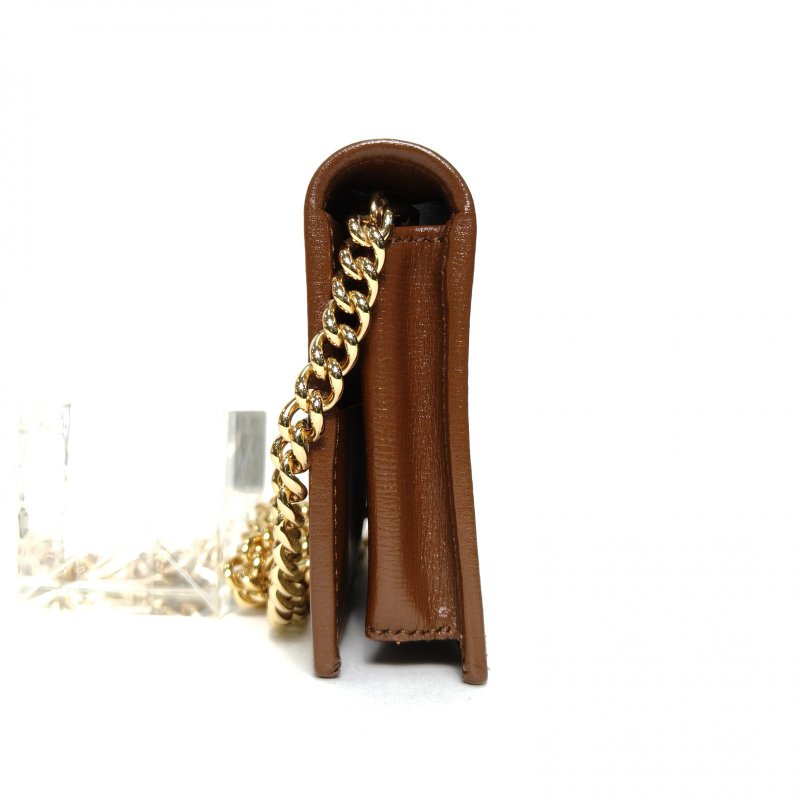 GUCCI Horsebit馬銜扣Woc19老花PVC金扣肩背包-1