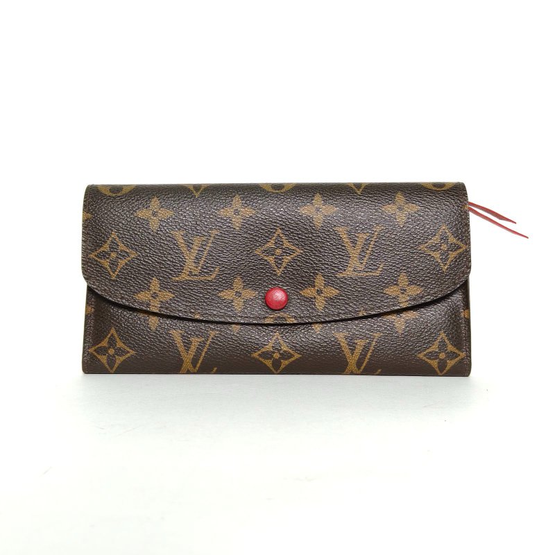 LOUIS VUITTON Emilie豆子錢夾老花PVC2012肩背包-0