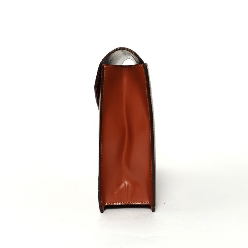 LOEWE 金棕色牛皮中古信封包手拿包肩背包-1