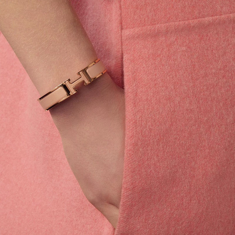 Hermes Clic H Glitter手環-2