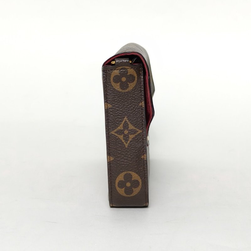 LOUIS VUITTON POCHETTEFELICIE三合一鏈條包老花PVC2018肩背包-3