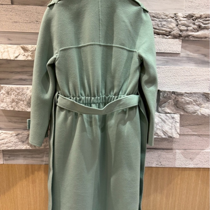 Loro Piana淺綠色羊絨大衣-3